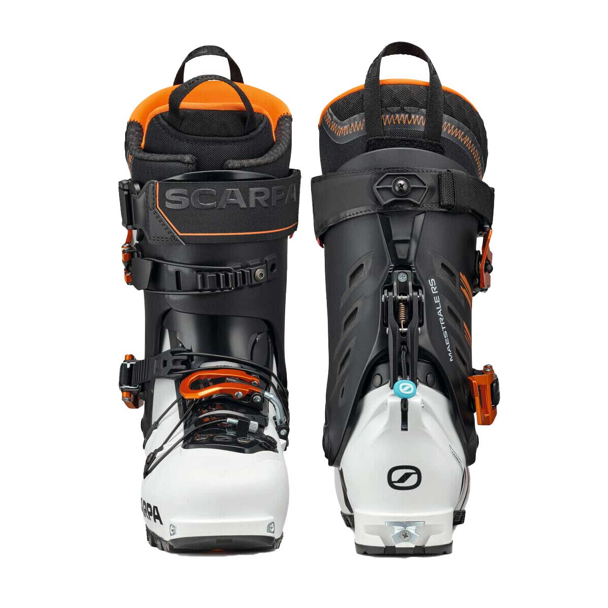 Scarpa Maestrale RS Boot in White and Black and Orange